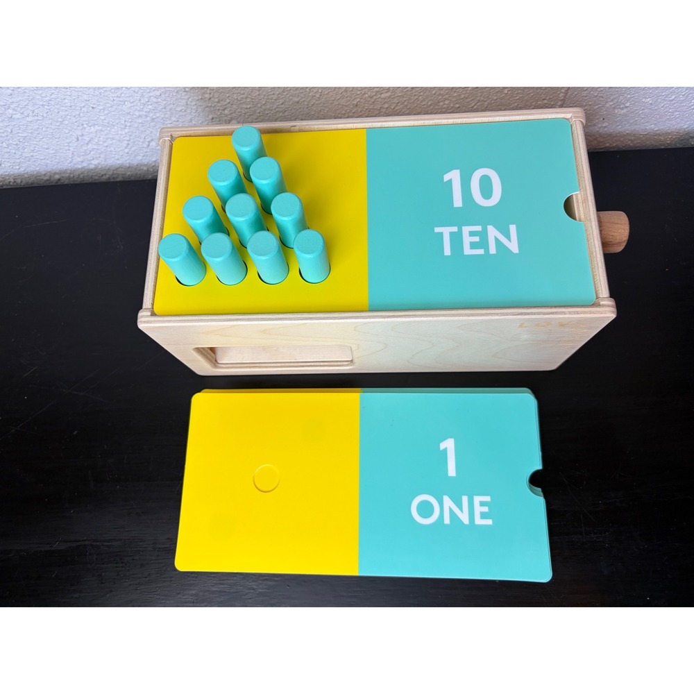 Lovevery Wooden Counting Box The Free Spirit Play Kit 34–36 mo COMPLETE SET